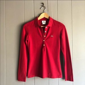 Lacoste Long Sleeve Stretch Polo